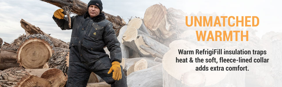 Unmatched warmth. Warm RefrigiFill insulation and the soft, fleece-lined collar adds extra comfort.