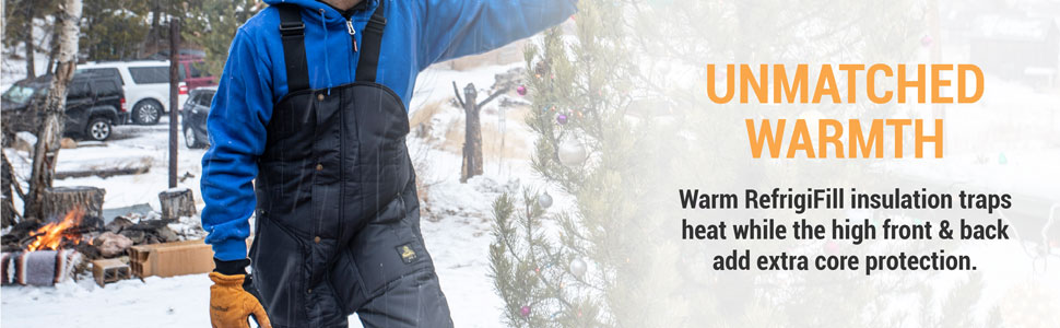 Unamatched warmth. Warm RefrigiFill insulation traps heat while the high front and back add extra core protection.