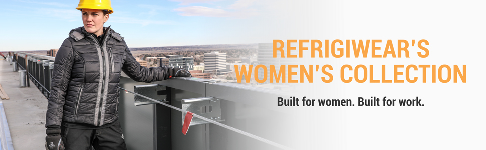 RefrigiWear's Women's Collection. Built for women. Built for work.