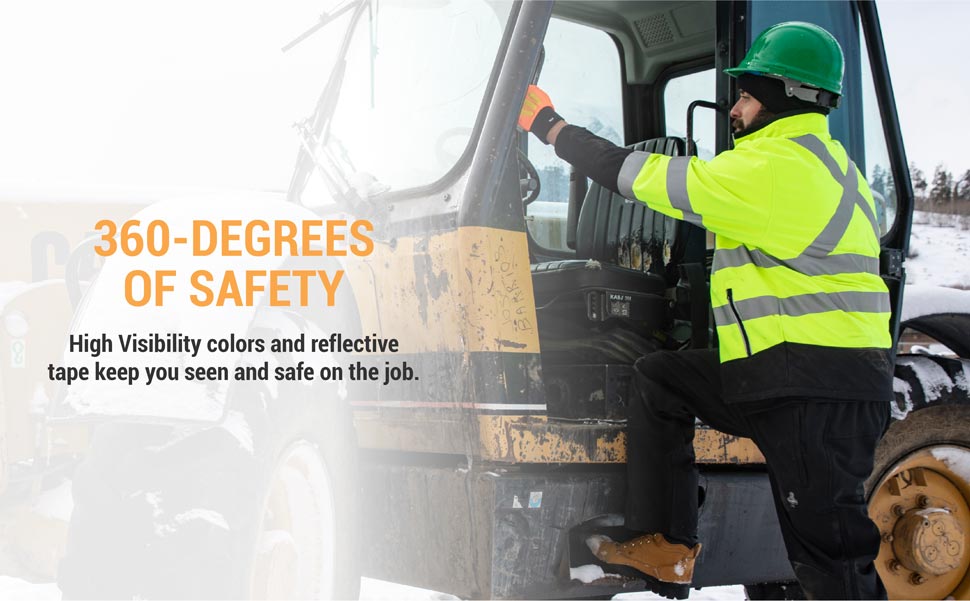 HiVis Insulated Softshell Jacket