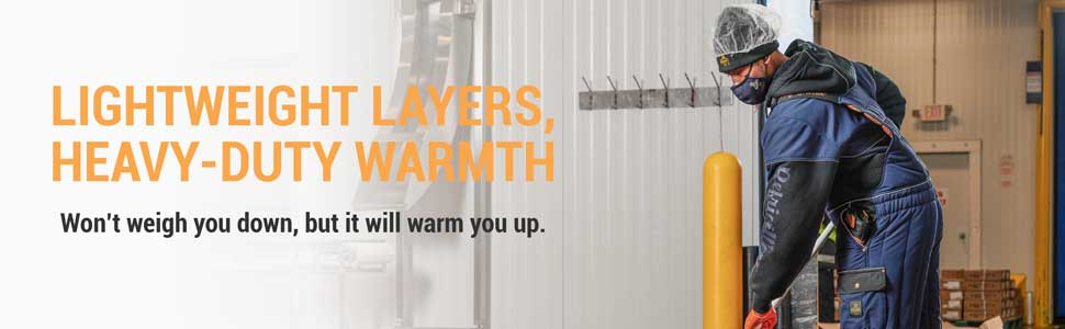 Lightweight layers, heavy-duty warmth. Won't weigh you down but it will warm you up.