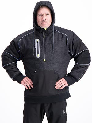 Man wearing Extreme Hybrid Sweatshirt