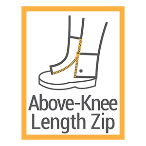 Above the knee length zip Icon